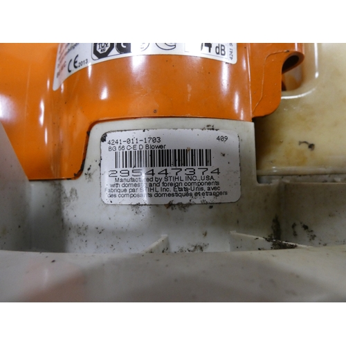 52 - Stihl petrol strimmer and a Stihl leaf blower.&nbsp; (2)...
