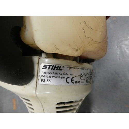 52 - Stihl petrol strimmer and a Stihl leaf blower.&nbsp; (2)...
