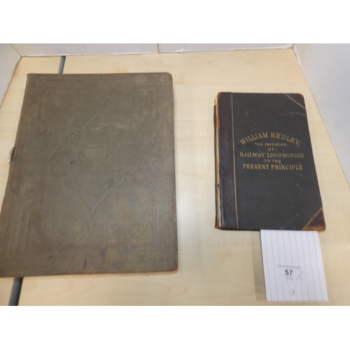 57 - Treatise of the Steam Engine, edited by John Bourne, and another book, William Hedley, The Inventor ...