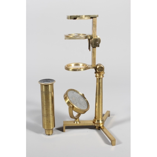 564 - &nbsp;Watkins Compound Monocular Microscope, English, Early 19th century, signed Watkins, Charing Cr... 