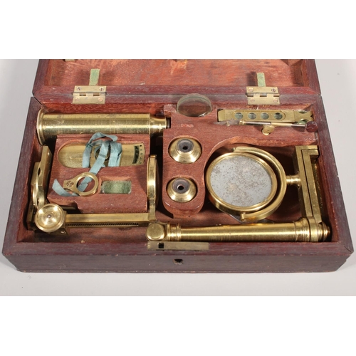564 - &nbsp;Watkins Compound Monocular Microscope, English, Early 19th century, signed Watkins, Charing Cr... 