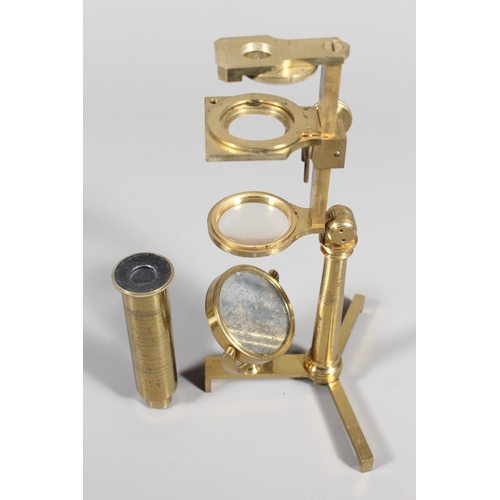564 - &nbsp;Watkins Compound Monocular Microscope, English, Early 19th century, signed Watkins, Charing Cr... 