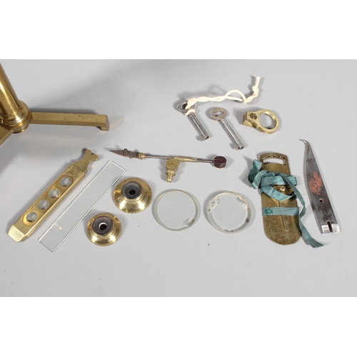 564 - &nbsp;Watkins Compound Monocular Microscope, English, Early 19th century, signed Watkins, Charing Cr... 