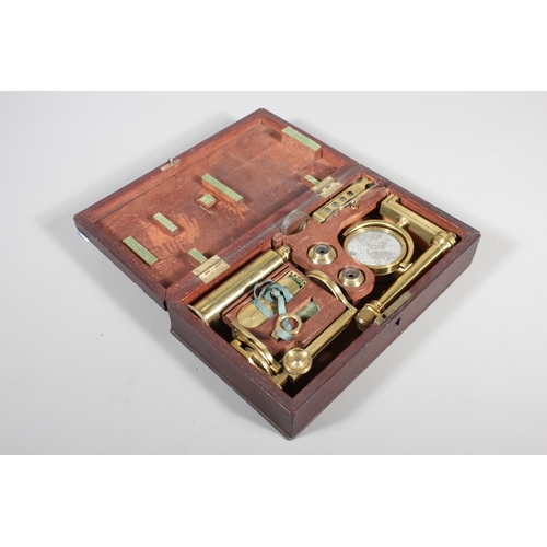564 - &nbsp;Watkins Compound Monocular Microscope, English, Early 19th century, signed Watkins, Charing Cr... 
