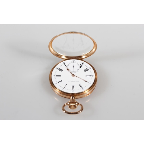 177 - 18ct yellow gold Patek Phillipe Genève chronometro gondolo, the white enamel dial with Roman Numeral... 