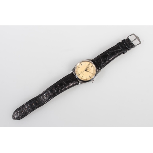 178 - Gents Rolex Oyster-Perpetual wristwatch, the champagne coloured dial with baton marker chapter ring,... 
