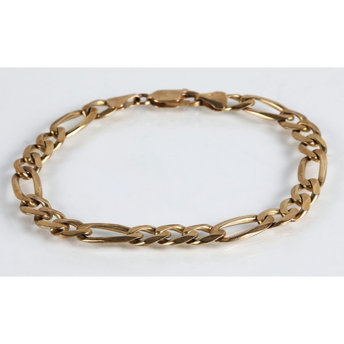 67 - 9ct gold chain bracelet, 11.2g
