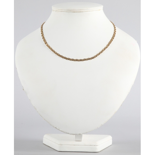70 - 9ct gold chain necklace, 8.4g