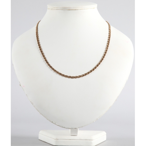72 - 9ct gold chain necklace, 12g