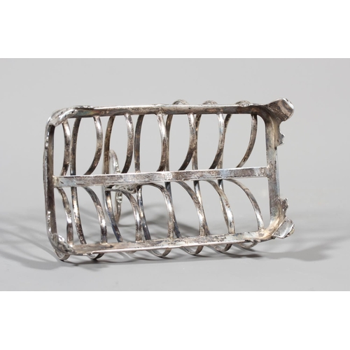 Victorian silver seven bar toast rack by Henry Wilkinson & Co ...