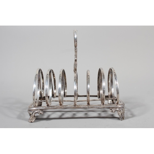 Victorian silver seven bar toast rack by Henry Wilkinson & Co ...