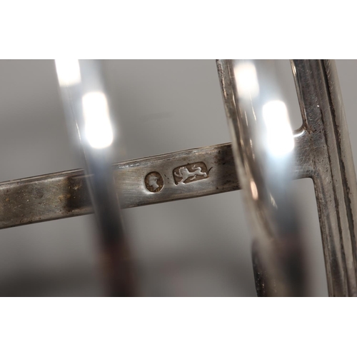 Victorian silver seven bar toast rack by Henry Wilkinson & Co ...