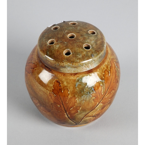 10 - Royal Doulton stoneware vase, impressed marks to base, no.7514, 12cm h.