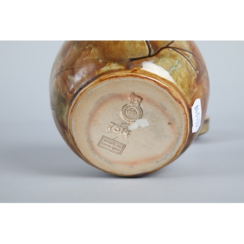 10 - Royal Doulton stoneware vase, impressed marks to base, no.7514, 12cm h.