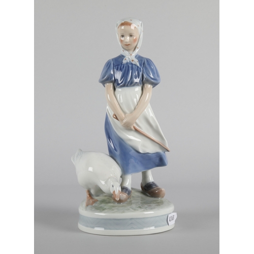 17 - Royal Copenhagen &lsquo;Girl with Goose&rsquo; figure, model 066, 24cm h.