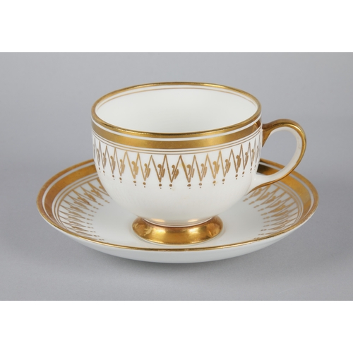 21 - Royal Albert gold patterned tea service.