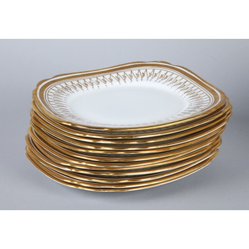 21 - Royal Albert gold patterned tea service.