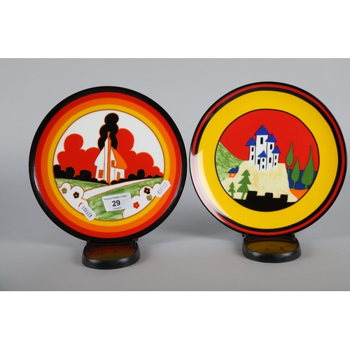 29 - Collection of eight Wedgwood Clarice Cliff 'Bizarre' decorative plates (8).