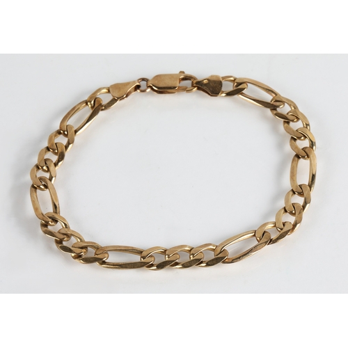 67 - 9ct gold chain bracelet, 11.2g