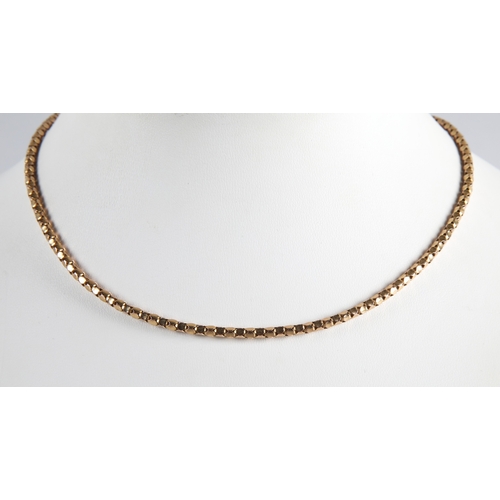68 - 9ct gold chain necklace, 6g