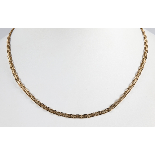 70 - 9ct gold chain necklace, 8.4g