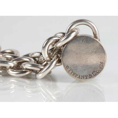 78 - Tiffany & Co. silver charm bracelet, 49g