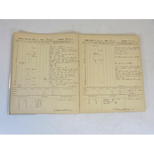Ships Log Book. A Log Book containing the Proceedings on Board the RYS ...