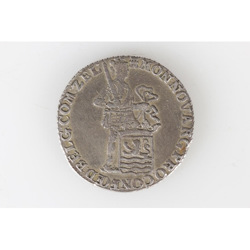 1514 - PROVINCE OF ZEELAND (DUTCH REPUBLIC), possibly a genuine error silver ducat of the 18th century, the... 