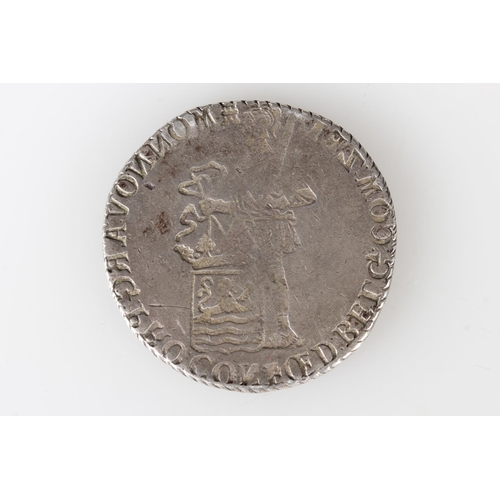 1514 - PROVINCE OF ZEELAND (DUTCH REPUBLIC), possibly a genuine error silver ducat of the 18th century, the... 