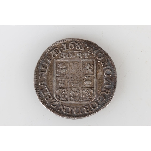 1515 - PROVINCE OF ZEELAND (DUTCH REPUBLIC), silver daalder of 30 stuivers 1681, 15.5g.&nbsp;