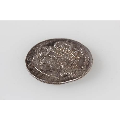 1516 - PROVINCE OF ZEELAND (DUTCH REPUBLIC) silver quarter ducat 1762, 7.1g.&nbsp;