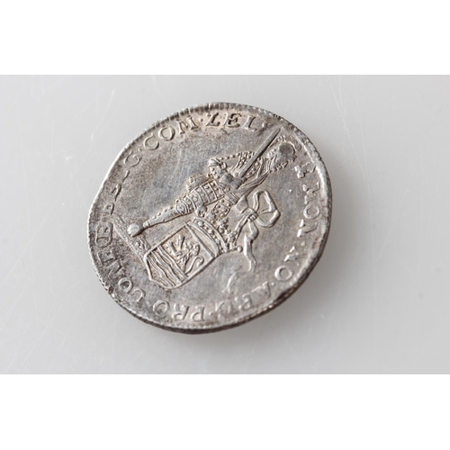 1516 - PROVINCE OF ZEELAND (DUTCH REPUBLIC) silver quarter ducat 1762, 7.1g.&nbsp;