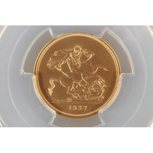 1648 - UNITED KINGDOM King Edward VIII (1936) fantasy coin matte gold sovereign &ldquo;1937&rdquo;, 2021 Re... 