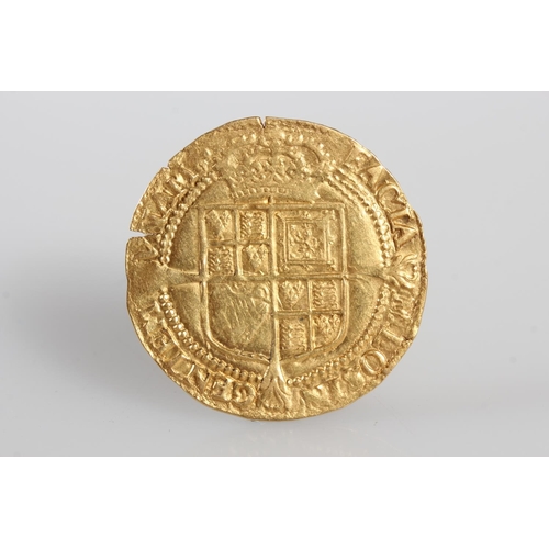 1650 - ENGLAND King James I (1603-1625) third coinage (1619-1625) hammered gold laurel (20 shillings) coin,... 
