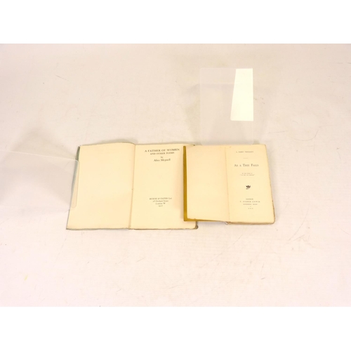 24 - TRUSCOTT L. PARRY (Abbie Hargrave).  As a Tree Falls. Tall format. Printed paper wrappers. Pseudonym... 