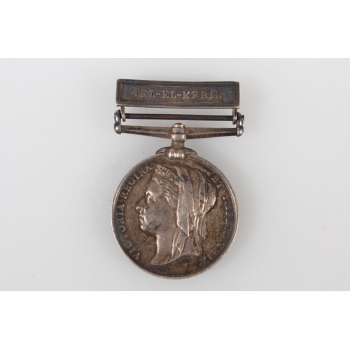 1670 - Medal of 176 Sergeant J Robertson of the 1st Battalion Cameron Highlanders comprising Egypt medal 18... 