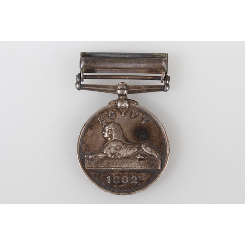 1670 - Medal of 176 Sergeant J Robertson of the 1st Battalion Cameron Highlanders comprising Egypt medal 18... 