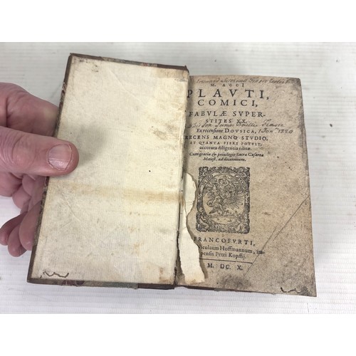 67 - SLEIDANUS JOHANNES.&nbsp;&nbsp;De Quatuor Summis Imperiis. Small 8vo. Old calf. Helmstadt, 1595; als... 