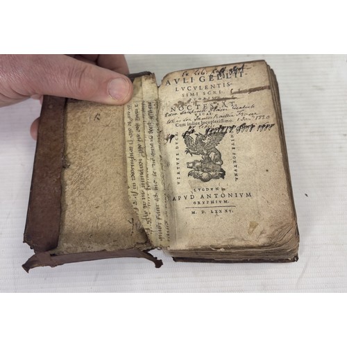 67 - SLEIDANUS JOHANNES.&nbsp;&nbsp;De Quatuor Summis Imperiis. Small 8vo. Old calf. Helmstadt, 1595; als... 
