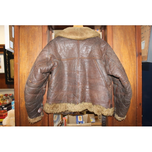 1759 - Aviator's sheepskin flying jacket.
