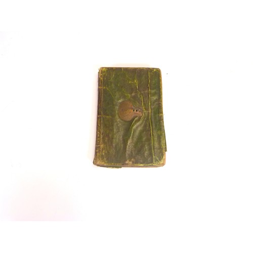 100 - WAINWRIGHT ELIZABETH.  Early 18th century manuscript recipe book.  A Queen Anne period 8vo volume cl... 