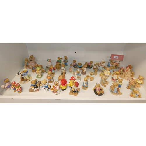 106 - Shelf lot of assorted Cherished Teddies.