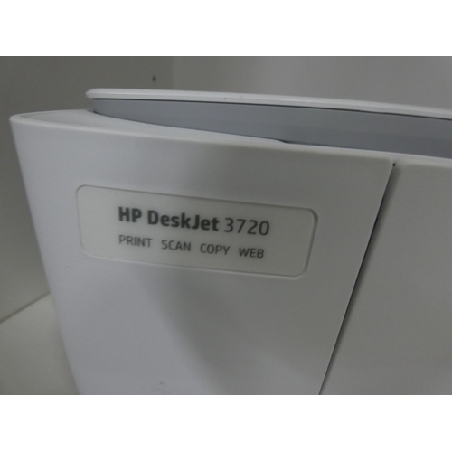 107 - Shelf lot of cameras to include Minolta X-300, digital camera, Super 8 cine camera and HP Deskjet pr... 