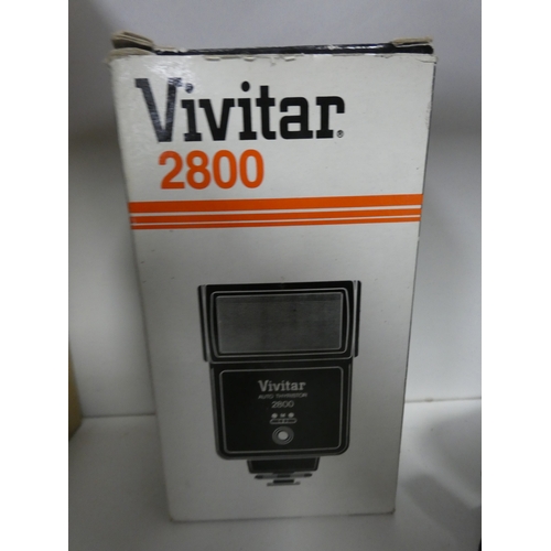 107 - Shelf lot of cameras to include Minolta X-300, digital camera, Super 8 cine camera and HP Deskjet pr... 