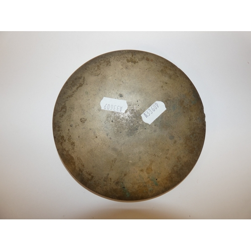 137 - Ming dynasty-style Chinese cast bronze mirror (chang-ming-fu).