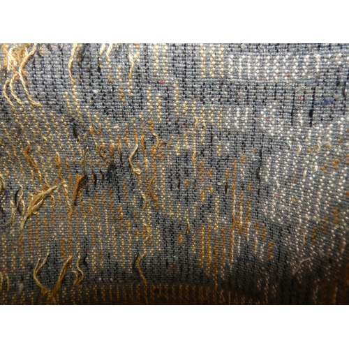 152 - Part silk wall hanging depicting stags in a woodland landscape.&nbsp;