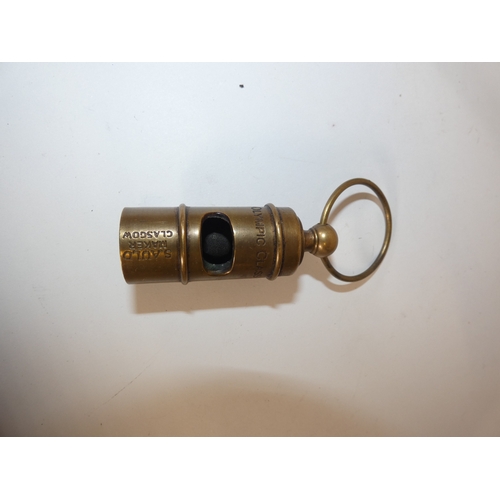 157 - Olympic Class White Star Line whistle by S. Auld, Glasgow.