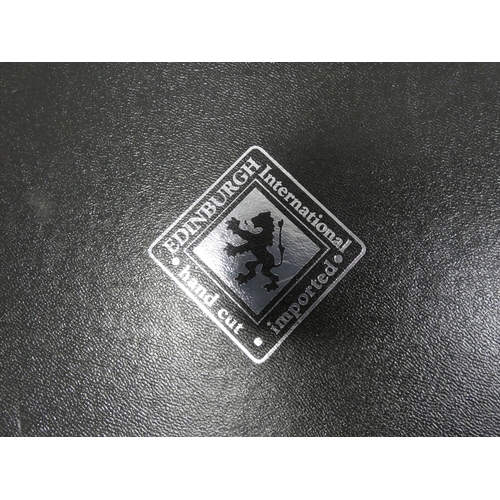 61 - Four boxed sets of Edinburgh Crystal to include whisky tumblers and vases.