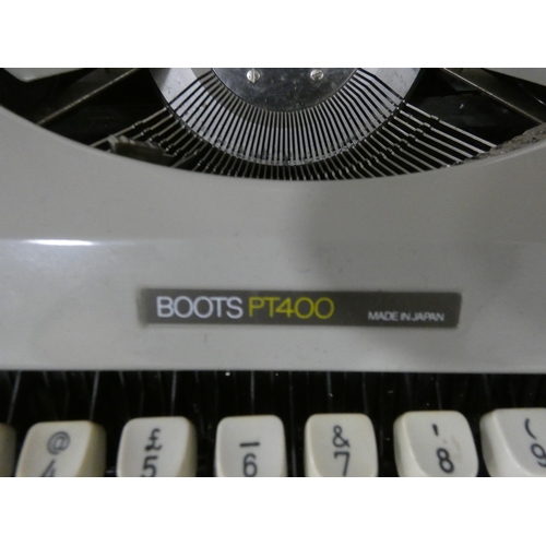 67 - Boots PT1000 typewrier and Boots PT400 typewriter. (2)