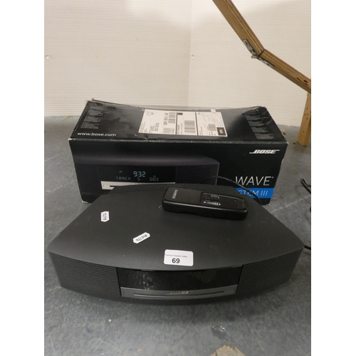 69 - Bose Wave III music system.